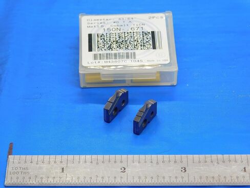 2pcs جديد Amec 43/64 " #0 T-A 150n-.671 TICN Coated Cobalt Spade Drills-DE1014AA3 in Saudi Arabia
