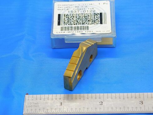 1PC AMEC 1-11/16 "Series #3 T-A 153T-0122 TIN COBALT Spade Drill Insert 1.6875-DE1004AA3 in Saudi Arabia