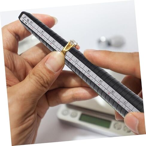 مجموعة أدوات Lifkome Ring Sizer Cit لصنع المجوهرات تشمل مقياس قياس الإصبع والقياس الدقيق للحجم لأحجام الحلقة الأساسية للمجوهرات وعشاق DIY in Saudi Arabia