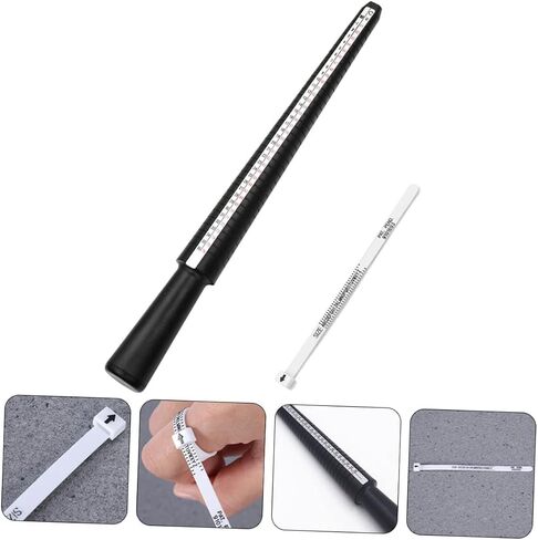 مجموعة أدوات Lifkome Ring Sizer Cit لصنع المجوهرات تشمل مقياس قياس الإصبع والقياس الدقيق للحجم لأحجام الحلقة الأساسية للمجوهرات وعشاق DIY in Saudi Arabia