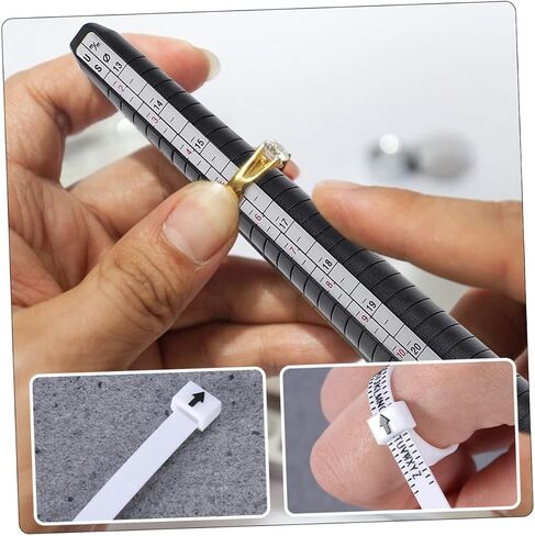 مجموعة أدوات Lifkome Ring Sizer Cit لصنع المجوهرات تشمل مقياس قياس الإصبع والقياس الدقيق للحجم لأحجام الحلقة الأساسية للمجوهرات وعشاق DIY in Saudi Arabia