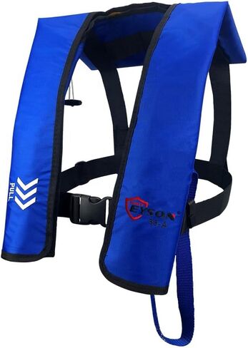 Manual Inflatable Life Jacket|Life Vest for Adults|PFD Low Profile|Supports up to 330 lbs(YSH700) in Saudi Arabia