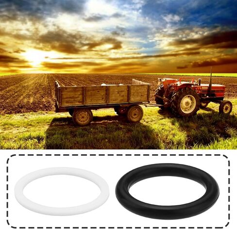 20pcs Quick release relect joulering rubber o ring searing gasket 25 × 20x2.5 مم و 24.8x20.6x1.3mm متوافق مع جرار توصيل BG3 ، بالأبيض والأسود in Saudi Arabia