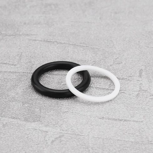 20pcs Quick release relect joulering rubber o ring searing gasket 25 × 20x2.5 مم و 24.8x20.6x1.3mm متوافق مع جرار توصيل BG3 ، بالأبيض والأسود in Saudi Arabia