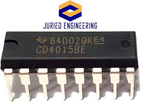 CD4015BE CD4015 CD4015 CMOS مزدوج 4 مراحل سجل التحول الساكنة السجل السجل IC DIP-16 (حزمة 10) in Saudi Arabia