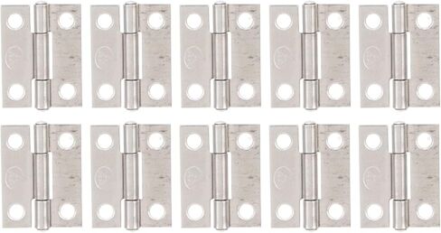 10Pcs 1in 304 Stainless Steel Foldable Hinges, Marine Boxes Cabinet Door Butt Hinges,Easy Install for Household Marine Applications in Saudi Arabia