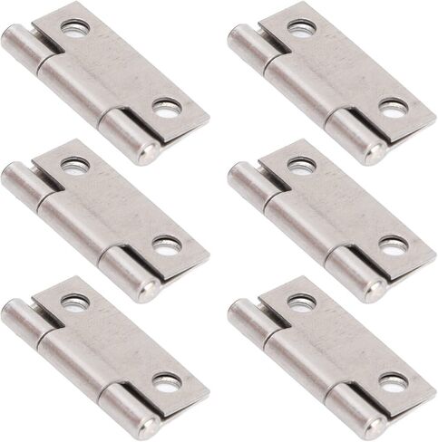 10Pcs 1in 304 Stainless Steel Foldable Hinges, Marine Boxes Cabinet Door Butt Hinges,Easy Install for Household Marine Applications in Saudi Arabia