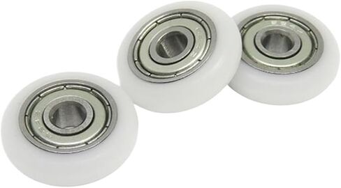 4pcs 4x18x5 POM Coated Roller BSR62418-5 Plastic Bearing Nylon Round Guide Wheels Line Wire Rope Bearing Pulleys in Saudi Arabia