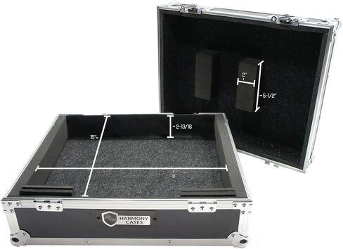 Harmony Audio HC1200BMKII Flight Foam Lined DJ Turntable 1200 Road Custom Case in Saudi Arabia