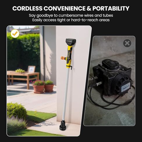 Cordless Stick Water Transfer Pump, Water Pump with 21V Battery Compatible with Makita 18V Battery,720GPH, Max Head Heicht 33 FT, Portable Utility Water Pump for Pool,Garden,Pond,Fish Tank in Saudi Arabia