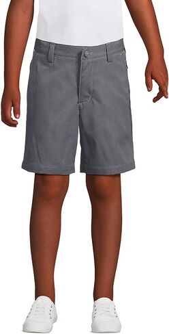 Lands' End Boys Husky Sport Active Performance Chino Shorts 20 Arctic Gray in Saudi Arabia