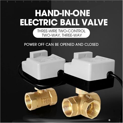 Valve Brass Motorized Ball Valve 3 Way 2 Way Control Electric Ball Valve Actuator with Manual Switch AC220v DN15 20 40 for Water Air(DN25) in Saudi Arabia