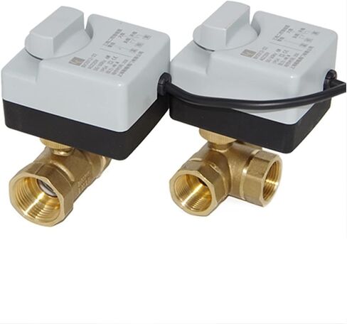 Valve Brass Motorized Ball Valve 3 Way 2 Way Control Electric Ball Valve Actuator with Manual Switch AC220v DN15 20 40 for Water Air(DN25) in Saudi Arabia