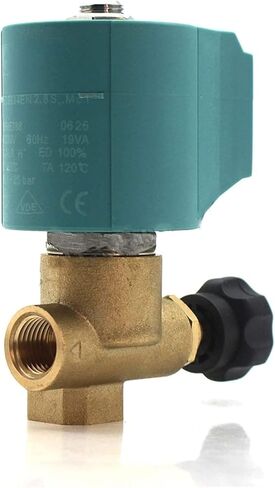 Solenoid Valve 2/2 Way N/C AC220V 50HZ AC110V 60HZ G1/4inch Water Air Steam Solenoid Electric Valve Iron Machine Flow Valve Useful(110 Volt) in Saudi Arabia