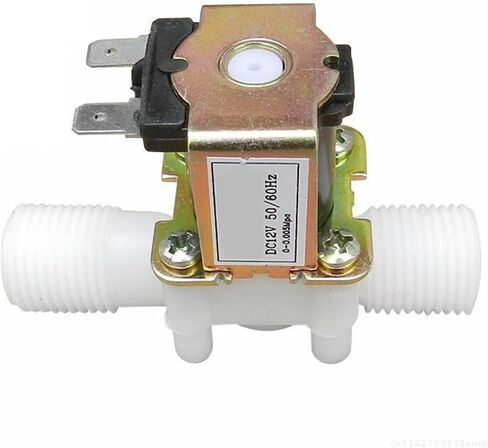 AC 220V DC 12V 24V 1/2" 3/4" Plastic Electric Normally Closed Solenoid Valve Magnetic Water Air Pressure Controller Switch(24v-Normally Closed,0.5 Inch) in Saudi Arabia