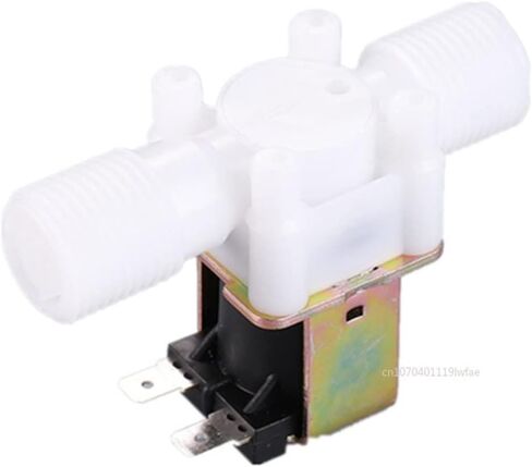 AC 220V DC 12V 24V 1/2" 3/4" Plastic Electric Normally Closed Solenoid Valve Magnetic Water Air Pressure Controller Switch(24v-Normally Closed,0.5 Inch) in Saudi Arabia