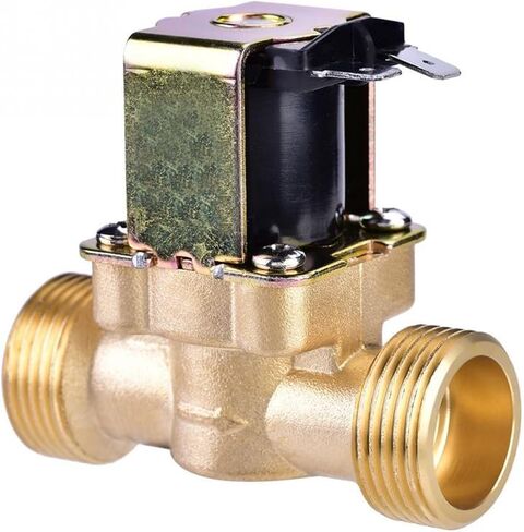 Valve 3/4" DC24V Normally Brass Electric Solenoid Magnetic Valve for Water Control Tool(220v,0.5 Inch) in Saudi Arabia
