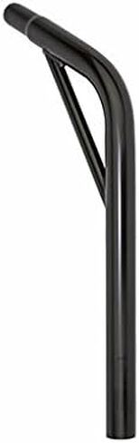Alta Steel Lay Back Bike Seat Post with Support, Multiple Sizes & Colors (Black, 25.4mm) in Saudi Arabia
