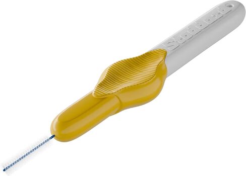 25 Stoddard ICON Interdental Brushes. Value Pack. All with extendable Handles. Choose from Four Different Sizes Floss, Toothpick, Plaque, Tartar Removal Oral Hygiene Dental Brush - Yellow 0.7 mm in Saudi Arabia