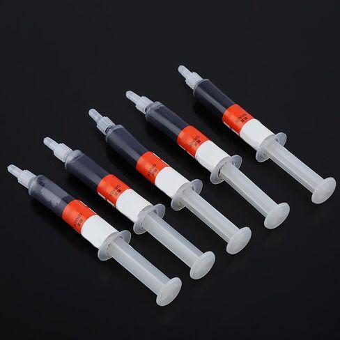 FLEXMAN 5Pcs Diamond Polishing Paste, W0.5~W40 Grit Diamond Abrasive Paste for Clocks, Lighters, Metal Surfaces (W40 (320 mesh rough grinding and polishing)) in Saudi Arabia