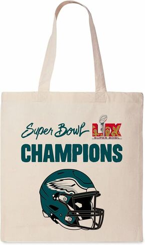 Northwest NFL Philadelphia Eagles 2025 Super Bowl Lix Mardi Canvas Tote 14x15 inches in Saudi Arabia