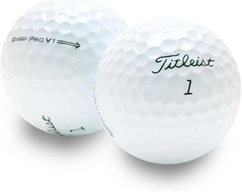 Recycled Golf Balls for Titleist Pro V1 2021 - Premium Performance Used Golf Balls Bulk 4A Near Mint Condition – Includes Mesh Bag – (24-48)-Pack in Saudi Arabia