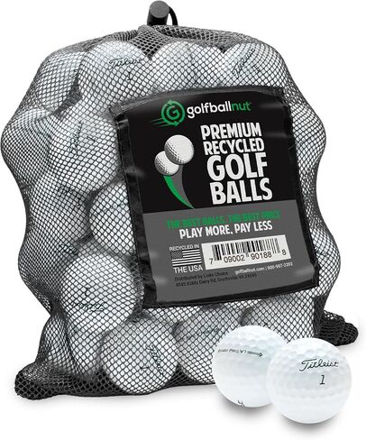 Recycled Golf Balls for Titleist Pro V1 2021 - Premium Performance Used Golf Balls Bulk 4A Near Mint Condition – Includes Mesh Bag – (24-48)-Pack in Saudi Arabia