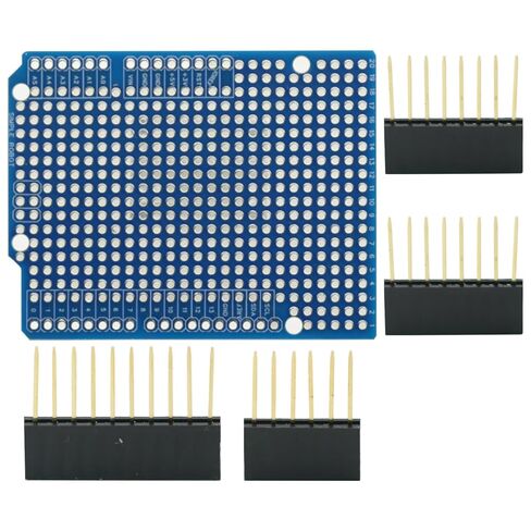 5pcs النموذج الأولي PCB protoshield DIY لـ Arduino Uno R3 Shield Board FR-4 2.54mm Pitch in Saudi Arabia