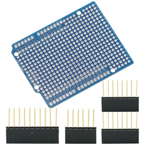 5pcs النموذج الأولي PCB protoshield DIY لـ Arduino Uno R3 Shield Board FR-4 2.54mm Pitch in Saudi Arabia