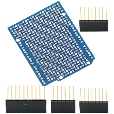 5pcs النموذج الأولي PCB protoshield DIY لـ Arduino Uno R3 Shield Board FR-4 2.54mm Pitch in Saudi Arabia
