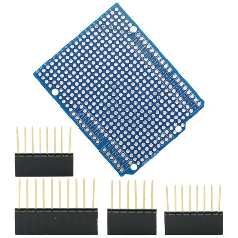 5pcs النموذج الأولي PCB protoshield DIY لـ Arduino Uno R3 Shield Board FR-4 2.54mm Pitch in Saudi Arabia