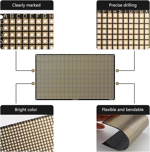 60x80mm Soft Thin PCB Flexible Double Side FR4 Laminate Breadboard Circuit Board Prototypes Matrixs Print Paper Portable in Saudi Arabia