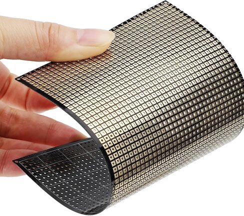 60x80mm Soft Thin PCB Flexible Double Side FR4 Laminate Breadboard Circuit Board Prototypes Matrixs Print Paper Portable in Saudi Arabia