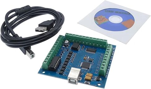 Green 4 AXIS 100KHz USB واجهة لوحة التحكم في الحركة + قلادة العجلة MPG in Saudi Arabia