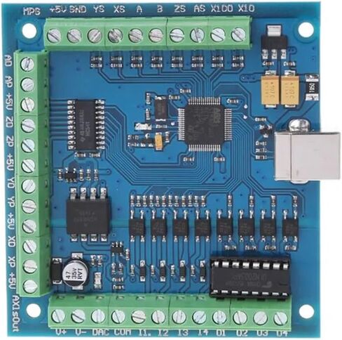 Green 4 AXIS 100KHz USB واجهة لوحة التحكم في الحركة + قلادة العجلة MPG in Saudi Arabia