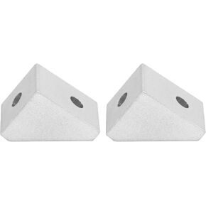 Inside Corner Gusset Bracket Aluminum Right Angled Triangle Seat 3204 0001 0002 15x19mm for Robotics Support Accessories 2Pcs in Saudi Arabia