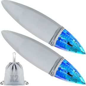 2pcs Waterproof Kayak Covers for Outdoor Storage - Dustproof Oxford Cockpit Protector, Keep Animals Away in Kuwait