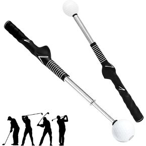 Retractable Golf Swing Trainer, Golf Grip Trainer, Training Aid for Warm-Up, Swing Aid, Strength & Tempo Training for Chipping & Hitting in Saudi Arabia