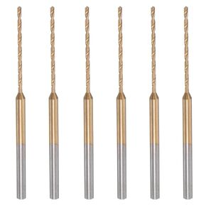 #Uus 6pcs 1mm micro pritch bits titanium فولاذ عالي السرعة مغلفة in Kuwait