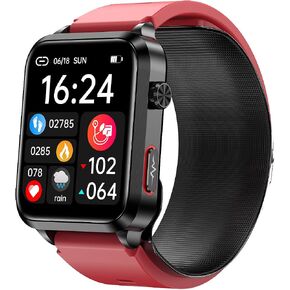 Blood Pressure Smart Watch with Air Pump Cuff, 1.92" Health Monitor Blood Oxygen/Temperature/Heart Rate, 120+ Sports, 30-Day Battery, IP68 Waterproof, Android iOS Tracker for Men Women (Blue) in Saudi Arabia