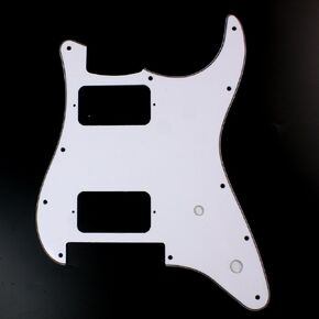 (G23) Guitar Guitar Pickguard يناسب Charvel So Cal Style ، 3ply White in Kuwait