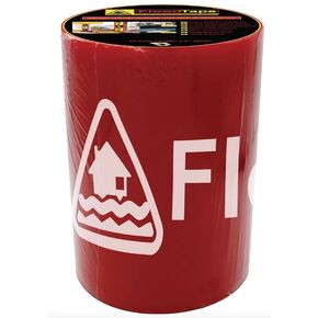 FloodTape® Waterproof Adhesive Tape – 8 inches Extra Wide x 20 feet Long Roll - Temporary Flood Barrier for Doors & Windows – Double-Sided, No Residue, No Damage, Easy Installation in Saudi Arabia