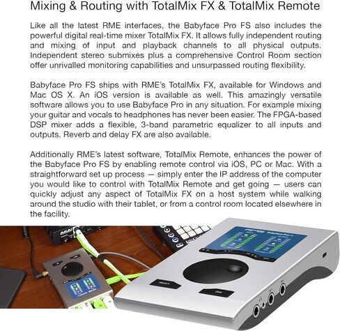 Babyface Pro FS 24 Channel 192 كيلو هرتز واجهة الصوت USB عالية الدقة (متجددة) in Saudi Arabia