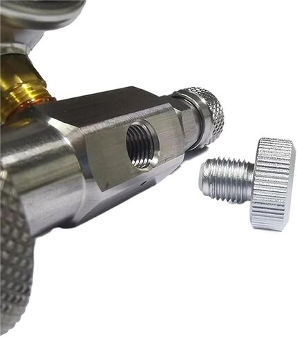 HPA Diving HPA Fill Station DIN G5/8 Filling Refill Station Charger Scuba Stainless Steel(5K Guage Female QD) in Saudi Arabia
