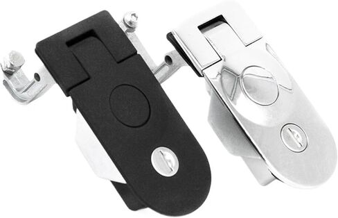 A7303_Zinc Alloy Cabinet Lock Trigger Latch Sealed Lever Compression Keyless 1Pcs(Silver) in Saudi Arabia