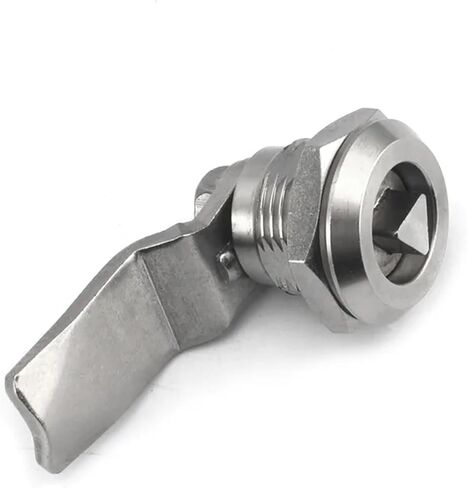 MS705 Stainless Steel Cam Lock Triangle Lock Distribution Box Lock 304 Stainless Steel Lock 1Pcs in Saudi Arabia