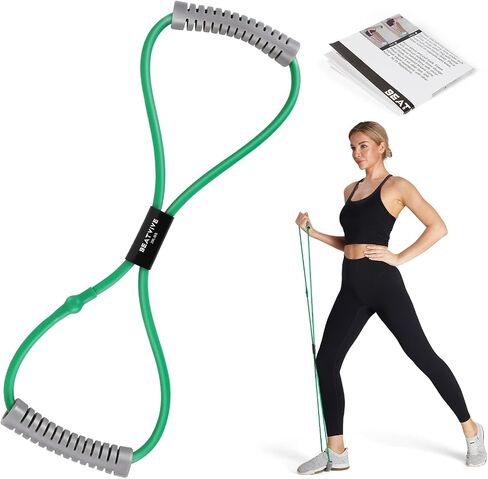 Resistance Band Figure 8 Exercise Cord, Fitness Resistance Bands with Handles, Exercise Tube Band for Arm and Shoulder Stretch in Saudi Arabia
