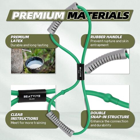 Resistance Band Figure 8 Exercise Cord, Fitness Resistance Bands with Handles, Exercise Tube Band for Arm and Shoulder Stretch in Saudi Arabia