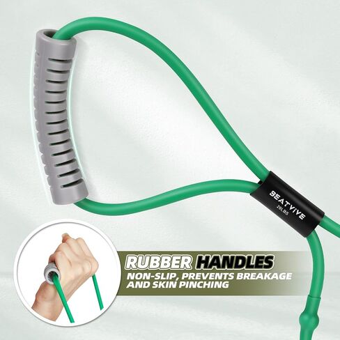 Resistance Band Figure 8 Exercise Cord, Fitness Resistance Bands with Handles, Exercise Tube Band for Arm and Shoulder Stretch in Saudi Arabia