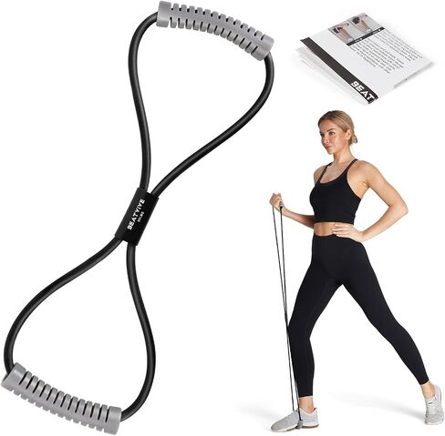 Resistance Band Figure 8 Exercise Cord, Fitness Resistance Bands with Handles, Exercise Tube Band for Arm and Shoulder Stretch in Saudi Arabia
